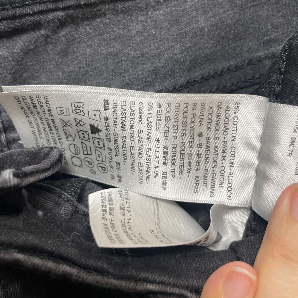 Levi’s Women’s 720 High Rise Super Skinny Jeans 31 Black Stretch Denim Classic - Picture 11 of 12